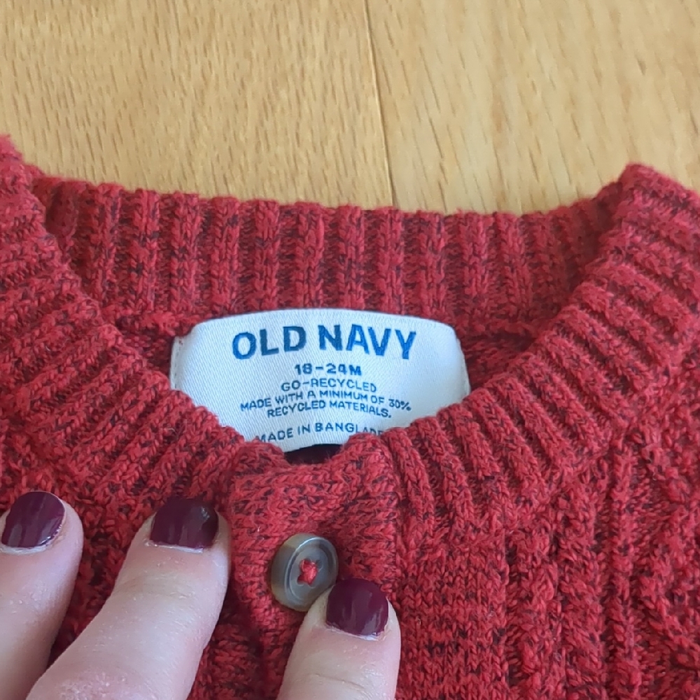 Old Navy Baby Boys Sweater Onesie